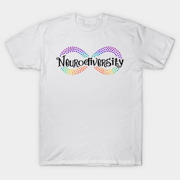 Neurodiversity Autism Awareness Dyspraxia Dislexia T-Shirt by Funkrafstik